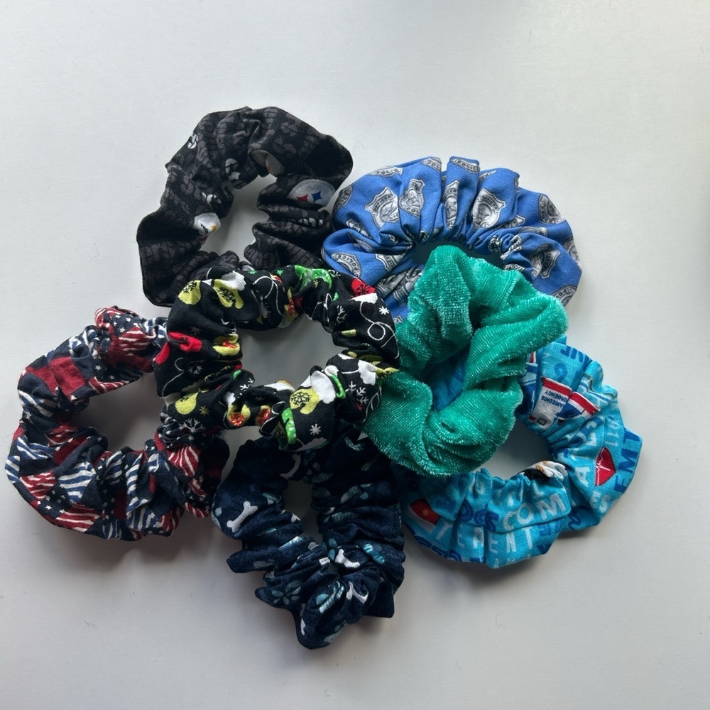 Handmade Colorful Scrunchies